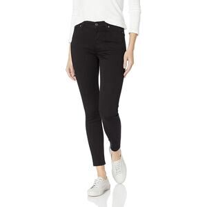 NWOT Amazon Essentials Black Mid Rise Skinny Jeans Women's Size 0 Short